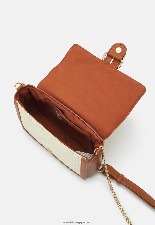 femmes sac bandoulière cognac Anna FieldNHH26B2498
