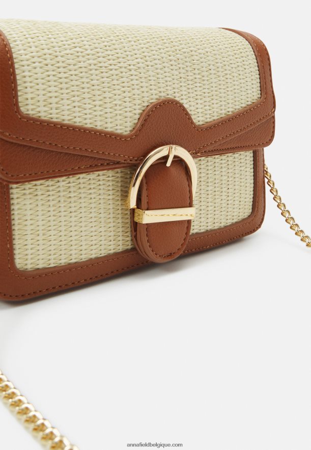 femmes sac bandoulière cognac Anna FieldNHH26B2498