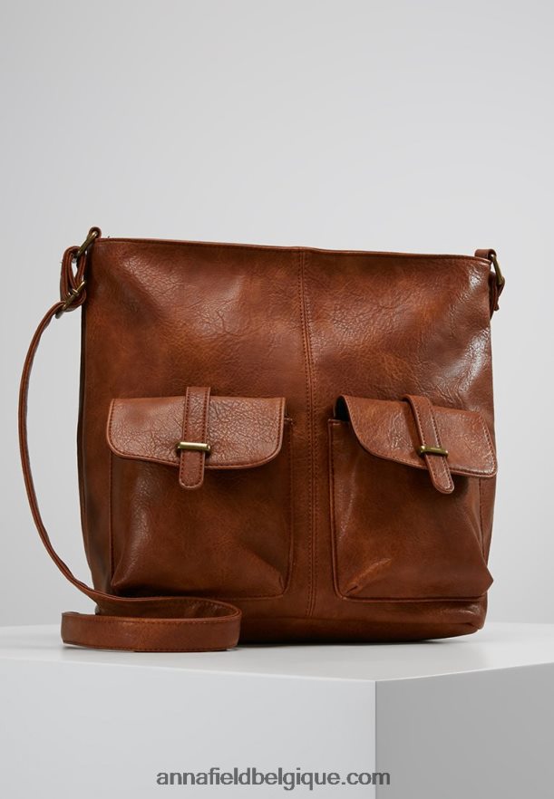 femmes sac bandoulière cognac Anna FieldNHH26B2502