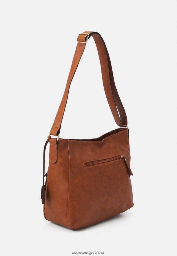 femmes sac bandoulière cognac Anna FieldNHH26B2558