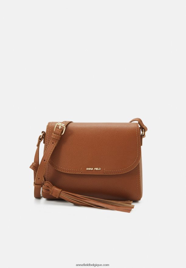 femmes sac bandoulière cuir cognac Anna FieldNHH26B2529