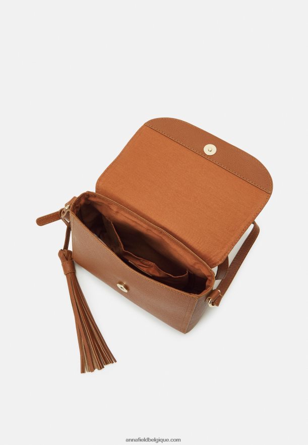 femmes sac bandoulière cuir cognac Anna FieldNHH26B2529