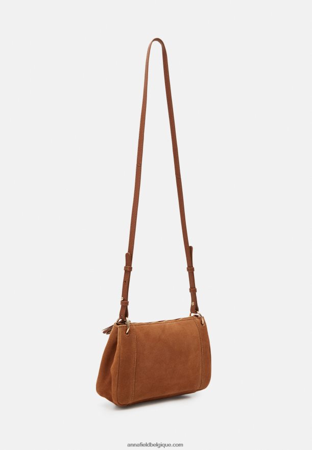 femmes sac bandoulière cuir cognac Anna FieldNHH26B2532