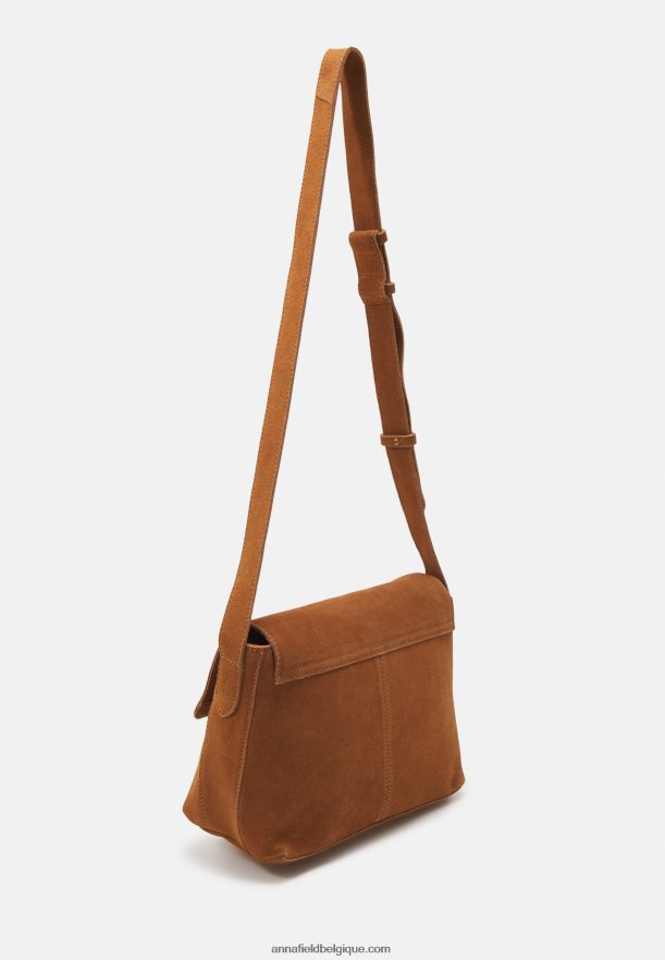femmes sac bandoulière cuir cognac Anna FieldNHH26B2554