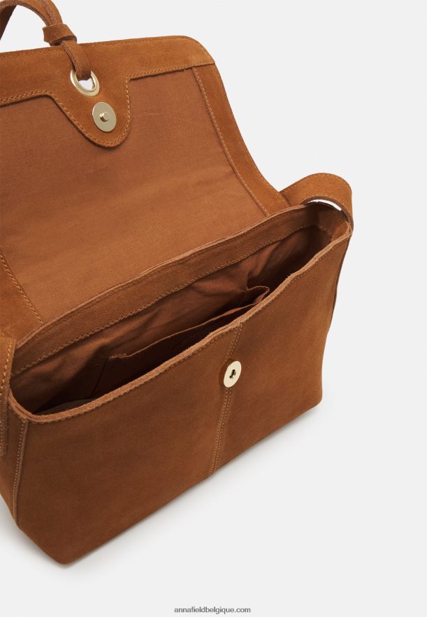 femmes sac bandoulière cuir cognac Anna FieldNHH26B2554