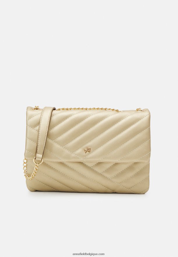 femmes sac bandoulière doré Anna FieldNHH26B2513