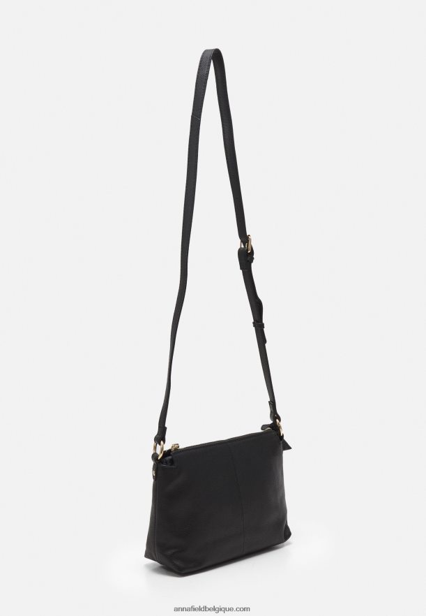 femmes sac bandoulière en cuir noir Anna FieldNHH26B2538