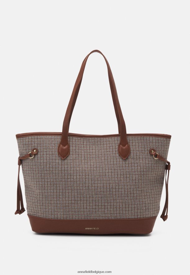 femmes sac cabas cognac Anna FieldNHH26B2486