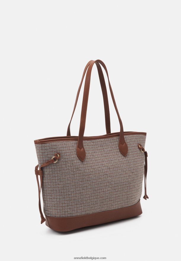 femmes sac cabas cognac Anna FieldNHH26B2486
