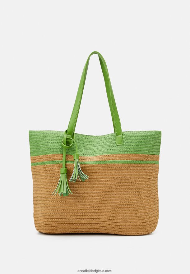 femmes sac cabas vert Anna FieldNHH26B2477