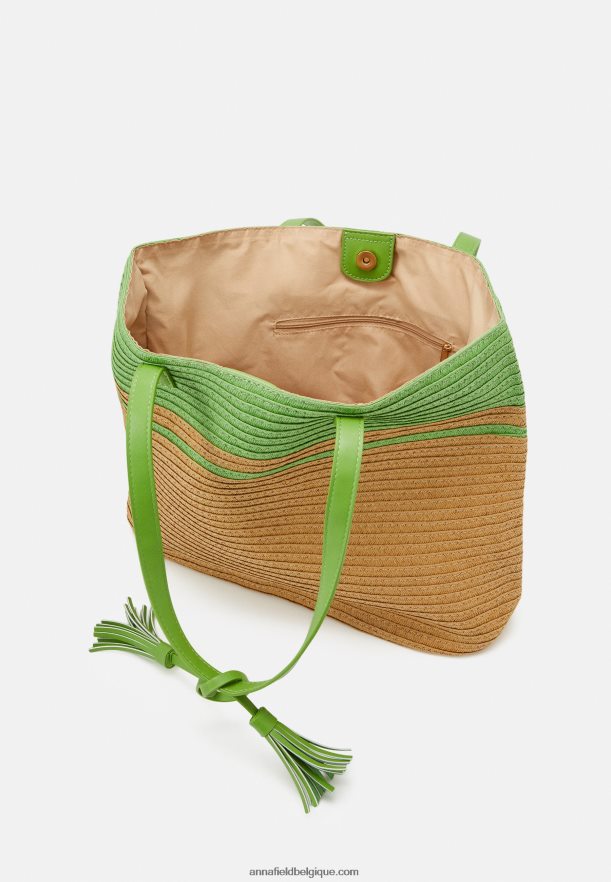 femmes sac cabas vert Anna FieldNHH26B2477