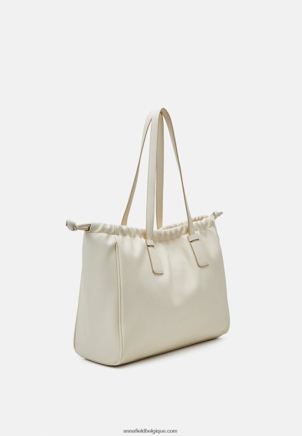 femmes sac fourre-tout blanc cassé Anna FieldNHH26B2492