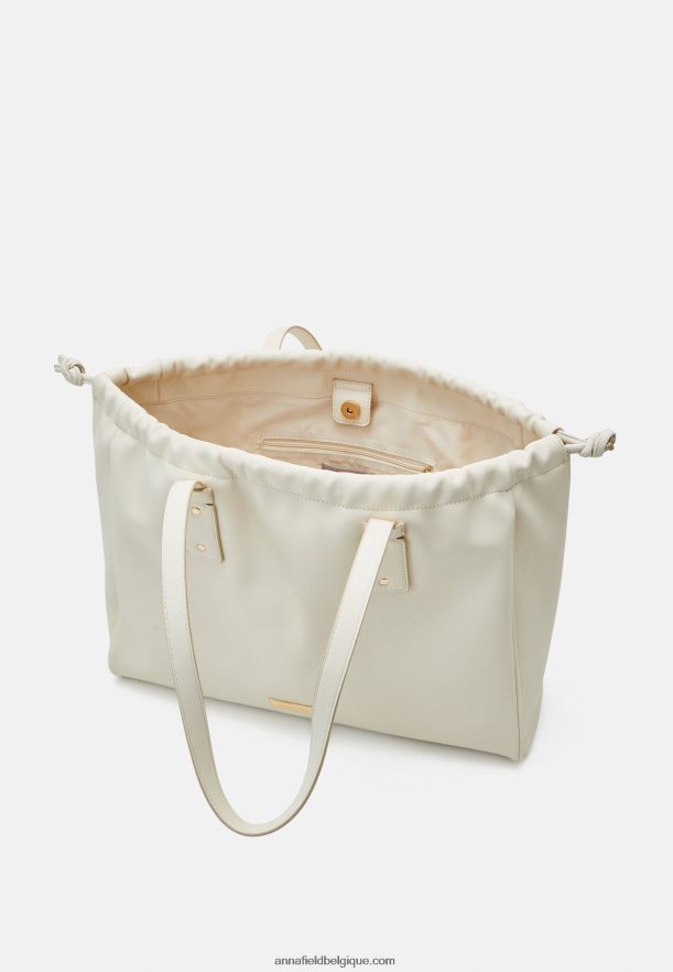 femmes sac fourre-tout blanc cassé Anna FieldNHH26B2492