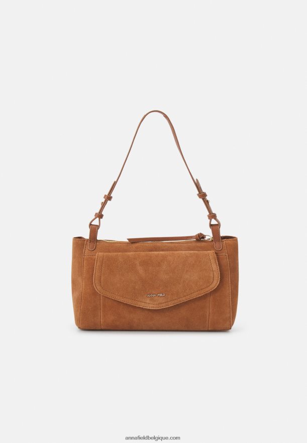 femmes sac à main en cuir cognac Anna FieldNHH26B2390