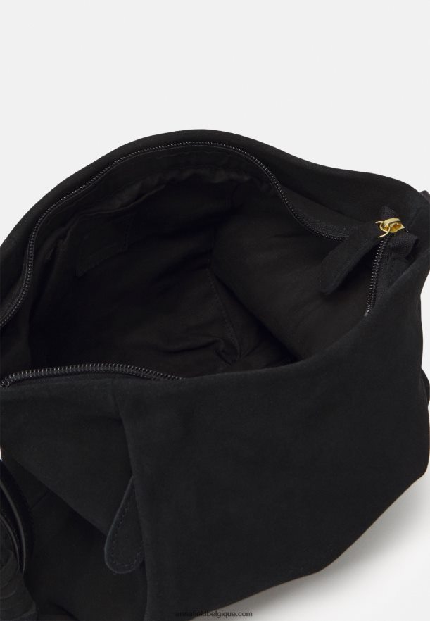 femmes sac à main en cuir noir Anna FieldNHH26B2335