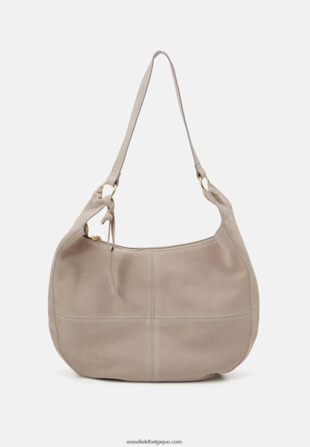 femmes sac à main en cuir taupe Anna FieldNHH26B2300