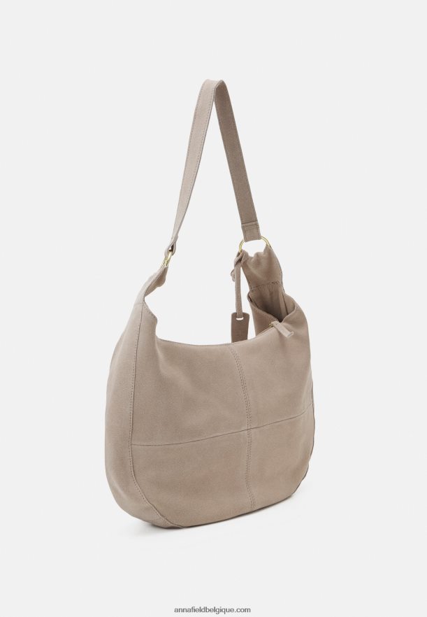 femmes sac à main en cuir taupe Anna FieldNHH26B2300