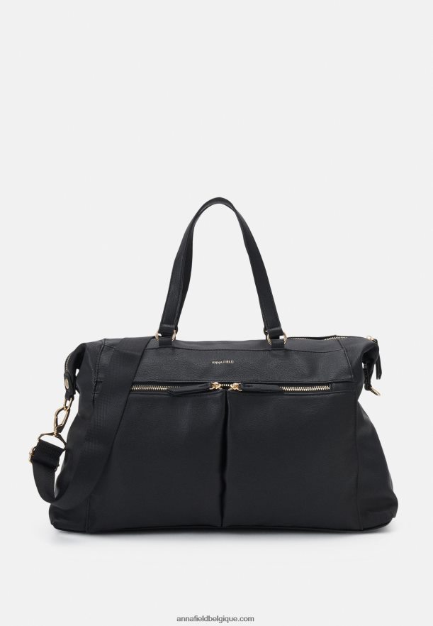 femmes sac week-end noir Anna FieldNHH26B2633