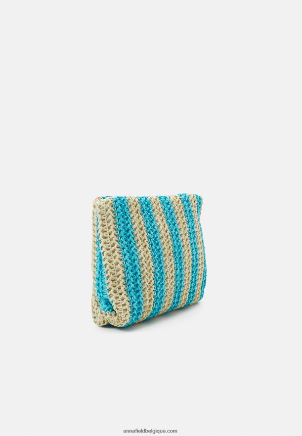 femmes trousse de toilette beige/bleu Anna FieldNHH26B2646