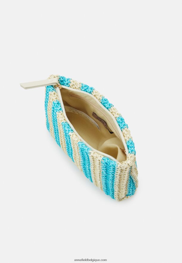 femmes trousse de toilette beige/bleu Anna FieldNHH26B2646