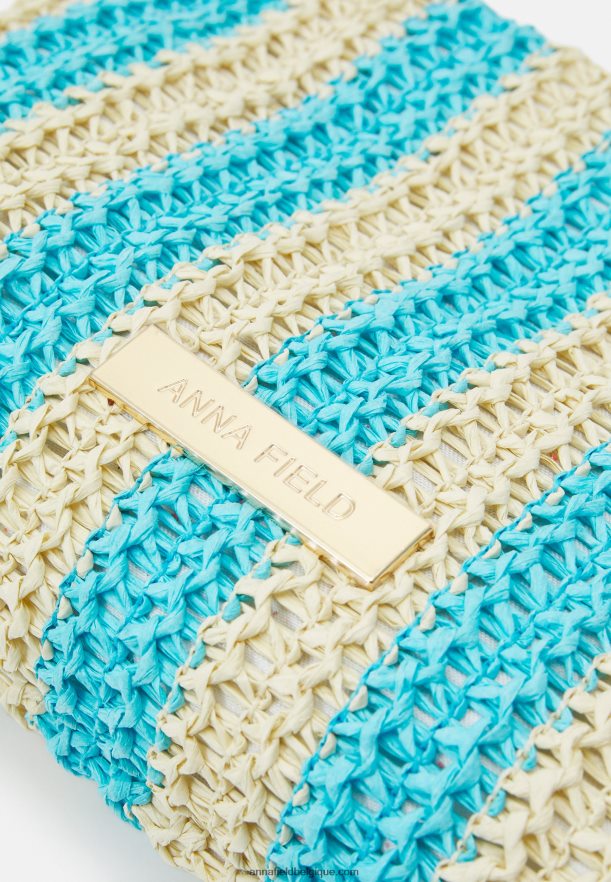 femmes trousse de toilette beige/bleu Anna FieldNHH26B2646