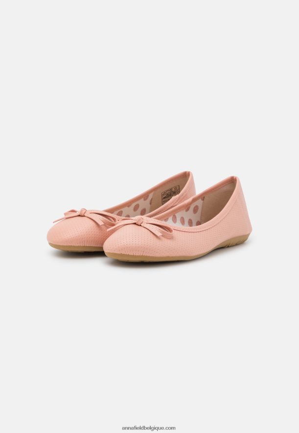 femmes Lot de 2 ballerines or/rose Anna FieldNHH26B2096