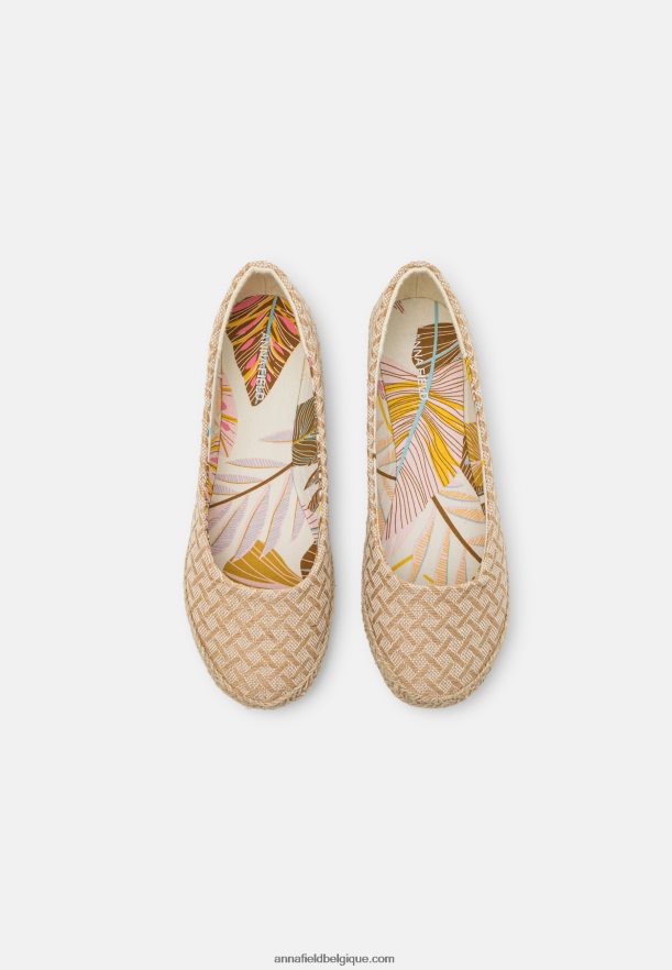 femmes ballerines beiges Anna FieldNHH26B2094