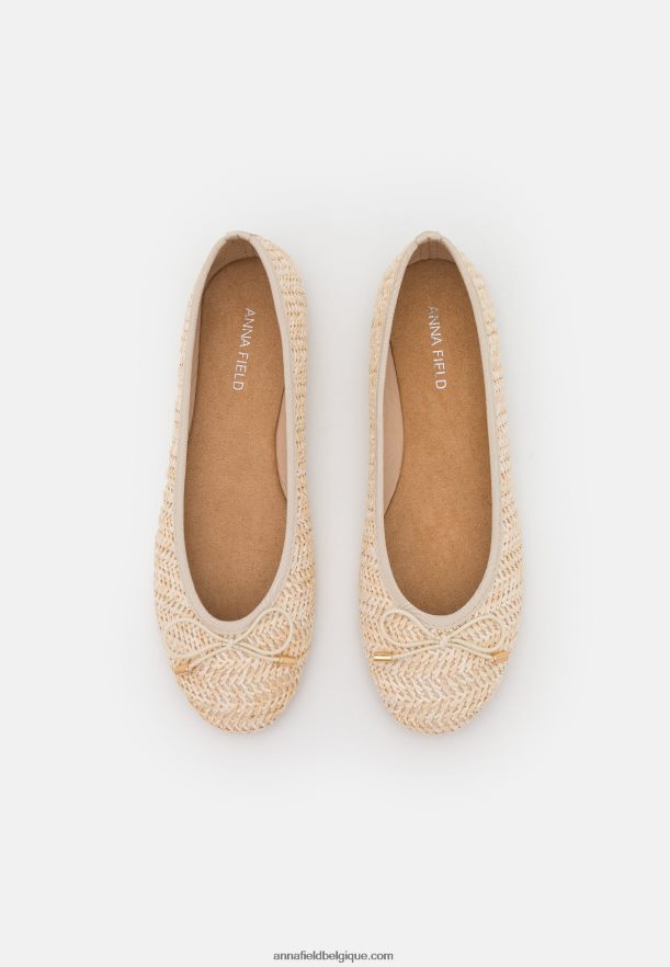 femmes ballerines beiges Anna FieldNHH26B2154