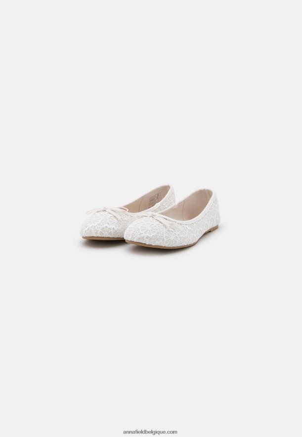 femmes ballerines blanches Anna FieldNHH26B2091