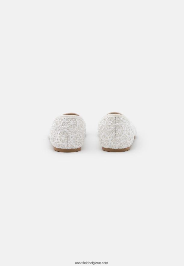 femmes ballerines blanches Anna FieldNHH26B2091