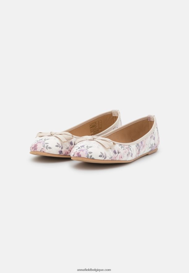 femmes ballerines blanches Anna FieldNHH26B2097