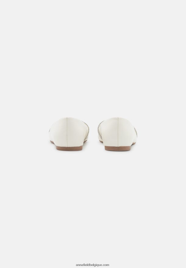 femmes ballerines blanches Anna FieldNHH26B2099