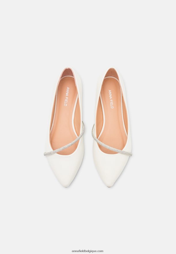 femmes ballerines blanches Anna FieldNHH26B2099