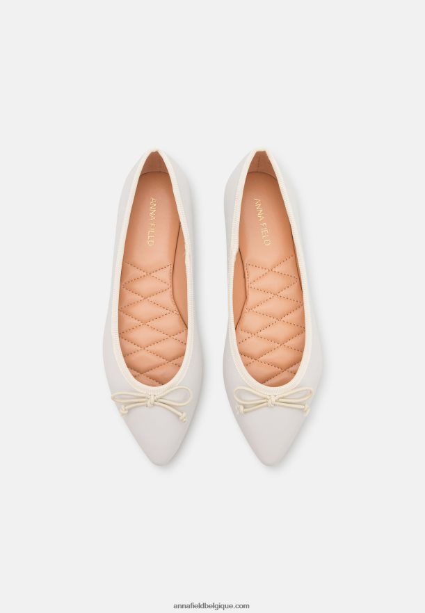 femmes ballerines blanches Anna FieldNHH26B2111