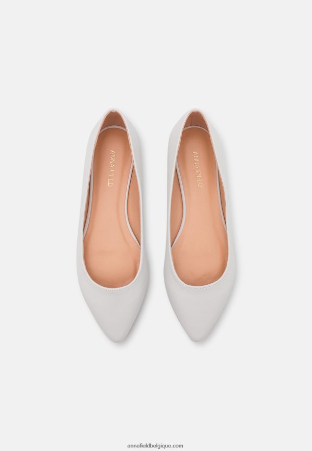femmes ballerines blanches Anna FieldNHH26B2122