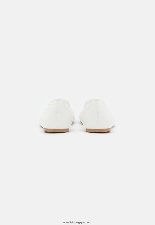 femmes ballerines blanches Anna FieldNHH26B2144