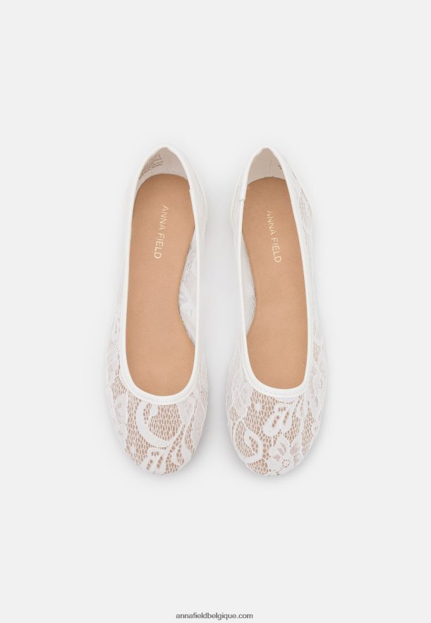 femmes ballerines blanches Anna FieldNHH26B2144