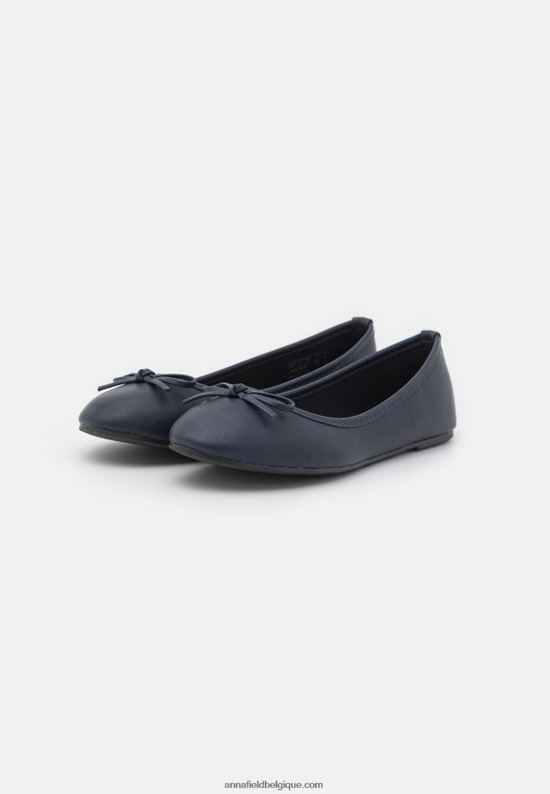 femmes ballerines bleu foncé Anna FieldNHH26B2067