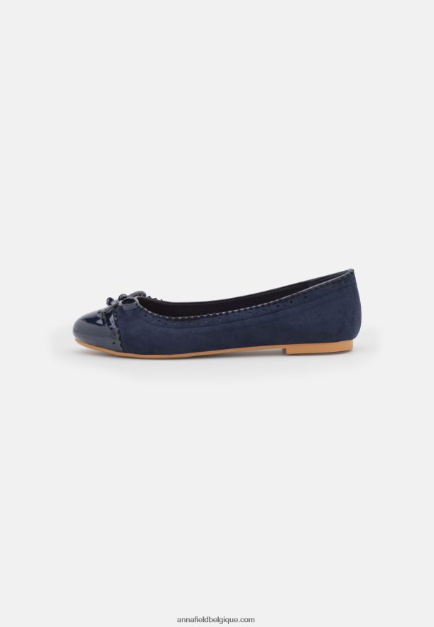 femmes ballerines bleu foncé Anna FieldNHH26B2102