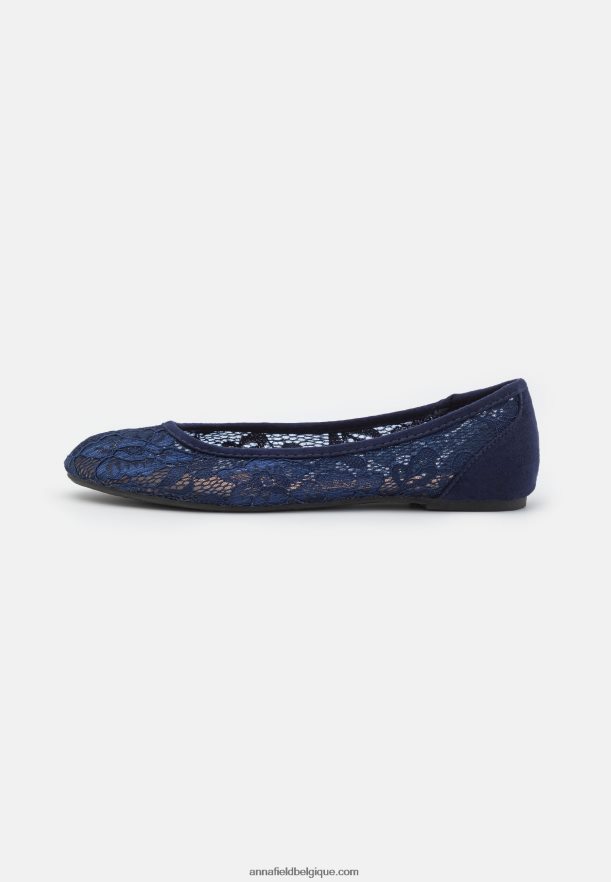 femmes ballerines bleu foncé Anna FieldNHH26B2141