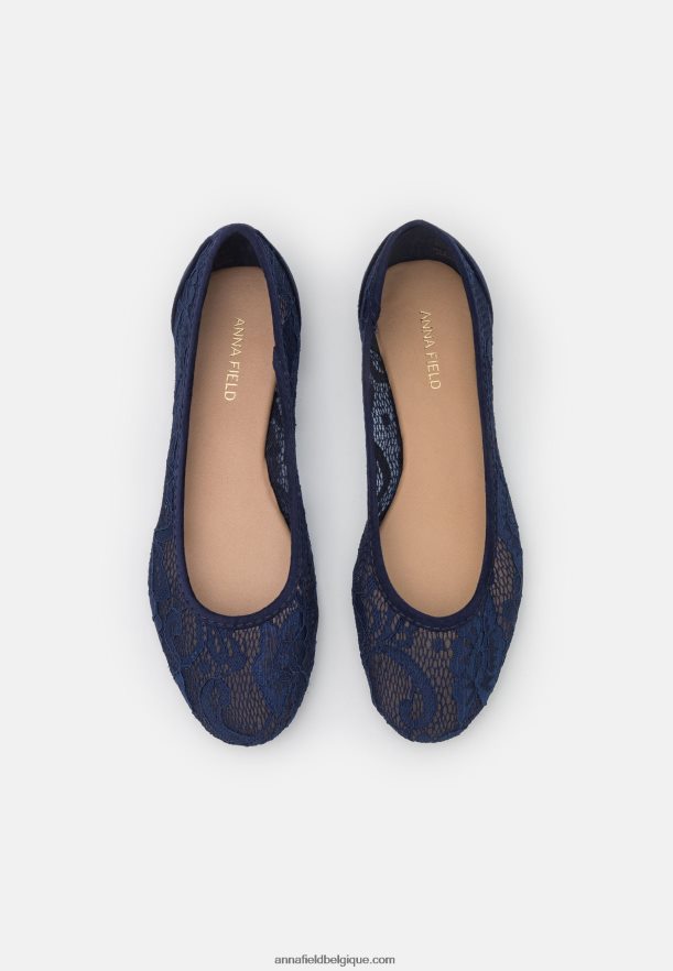 femmes ballerines bleu foncé Anna FieldNHH26B2141