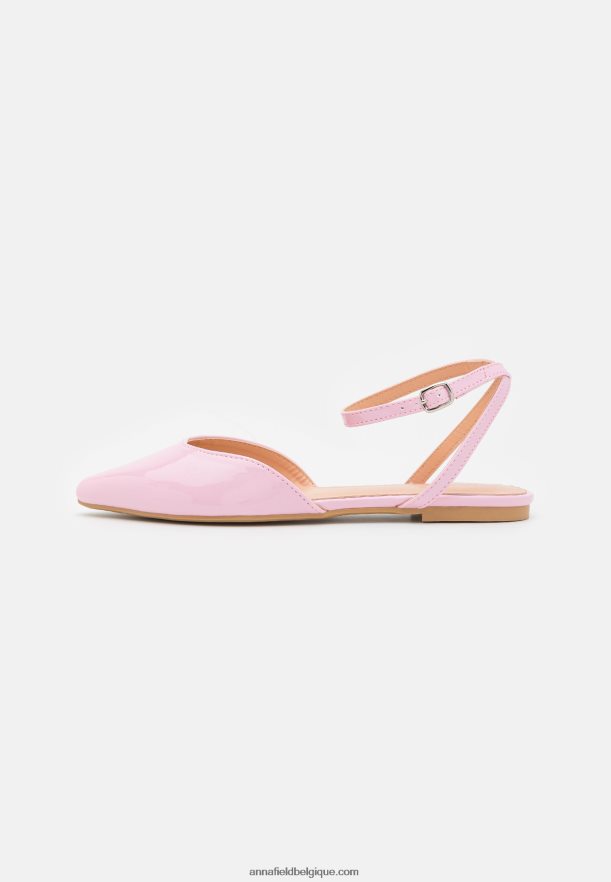 femmes ballerines bride cheville rose Anna FieldNHH26B2177