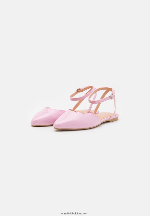 femmes ballerines bride cheville rose Anna FieldNHH26B2177