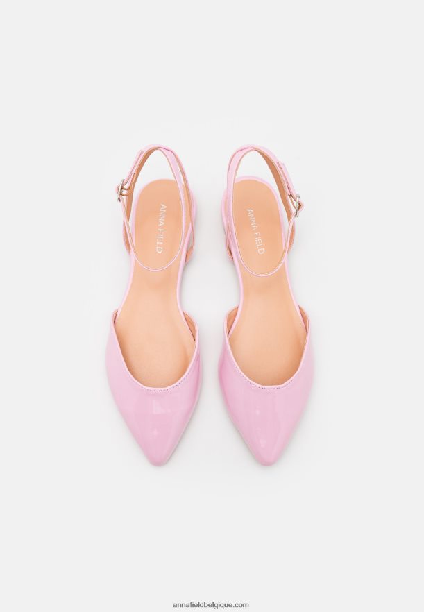 femmes ballerines bride cheville rose Anna FieldNHH26B2177