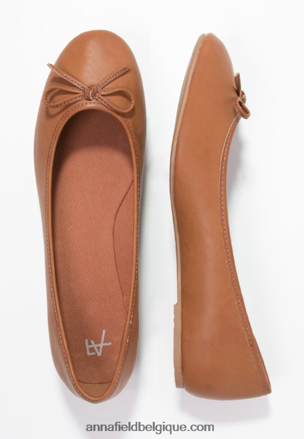 femmes ballerines cognac Anna FieldNHH26B2088