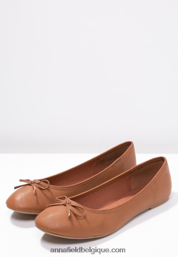 femmes ballerines cognac Anna FieldNHH26B2088
