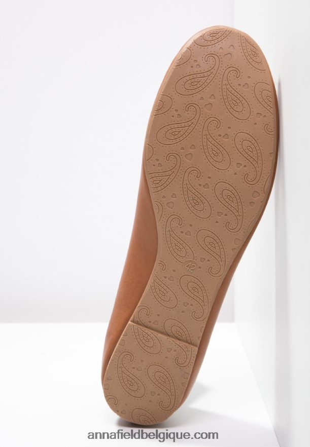 femmes ballerines cognac Anna FieldNHH26B2088