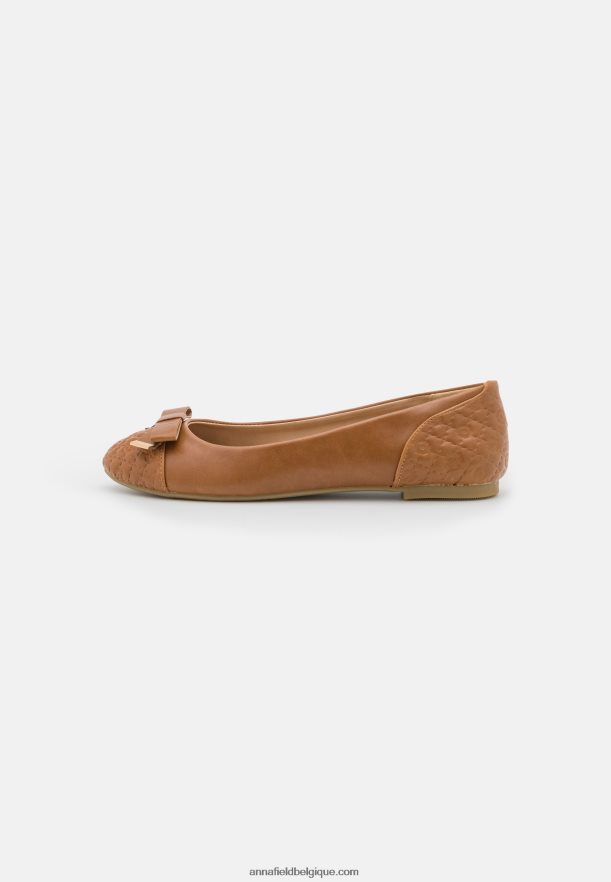 femmes ballerines cognac Anna FieldNHH26B2123