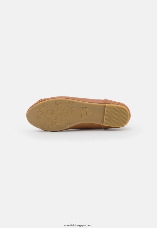 femmes ballerines cognac Anna FieldNHH26B2123