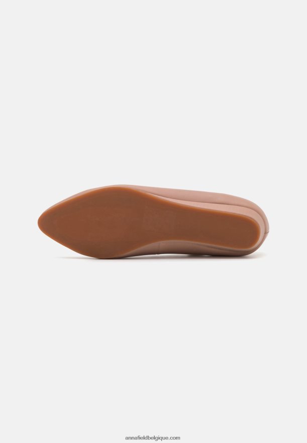 femmes ballerines cuir rose clair Anna FieldNHH26B2128